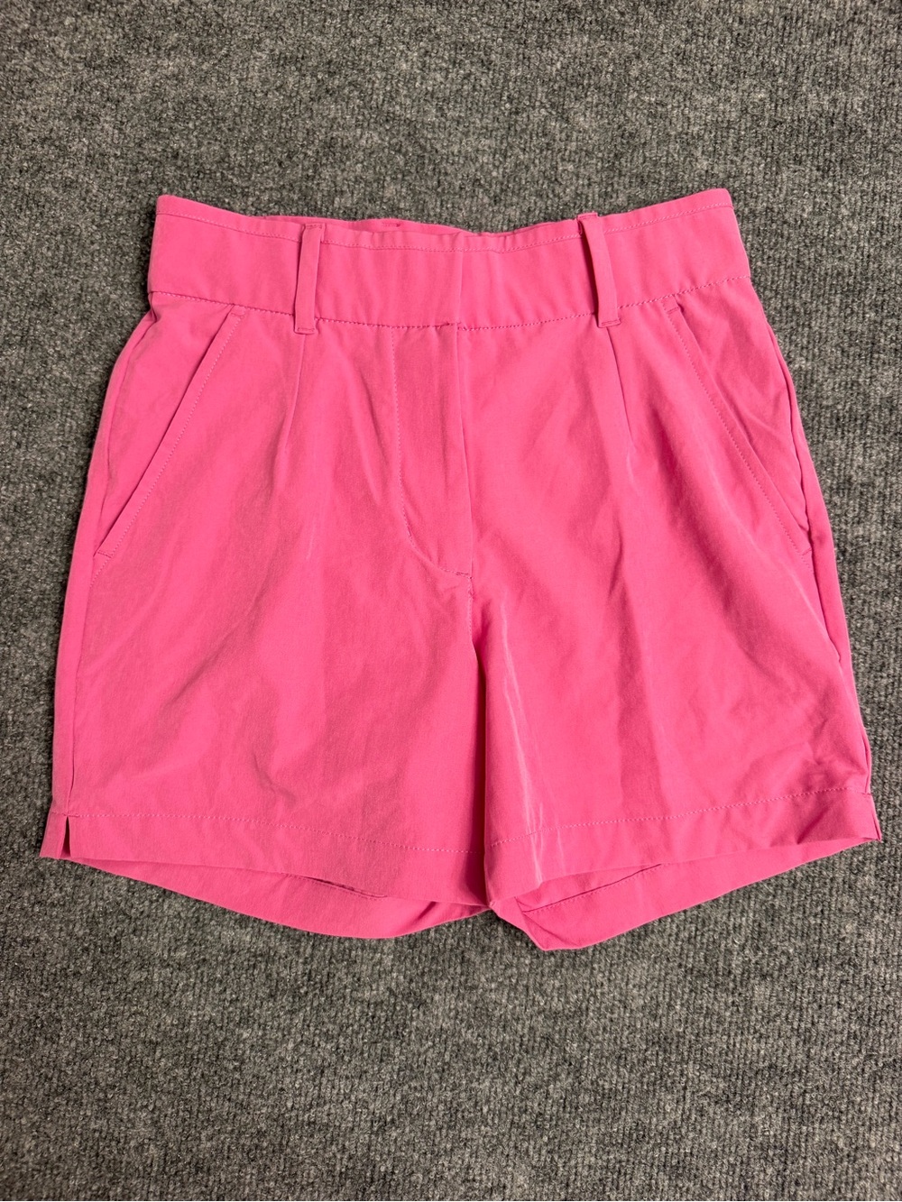 Nike Women's Hot Pink High-Rise Casual Shorts